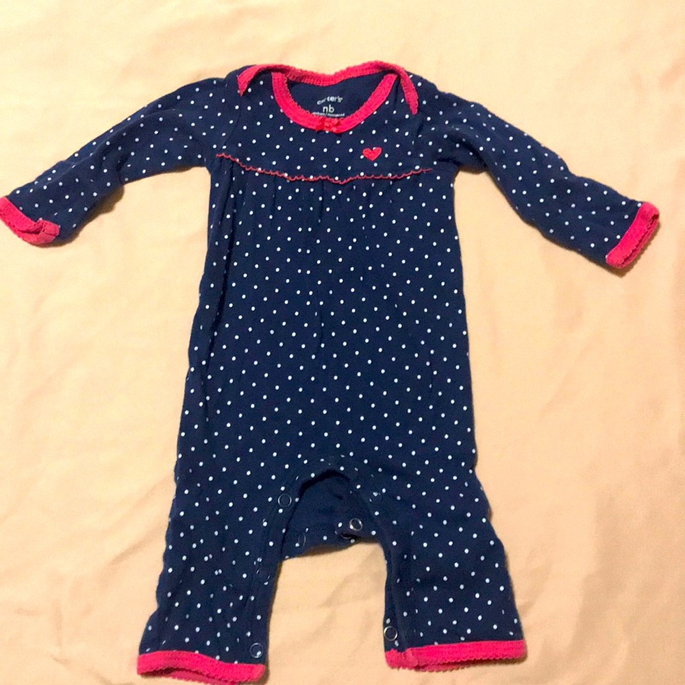 Carters girls newborn Onesie